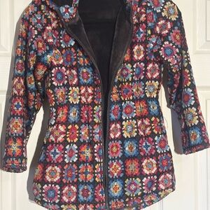 Penelope Mack Colorful Floral Ski Jacket